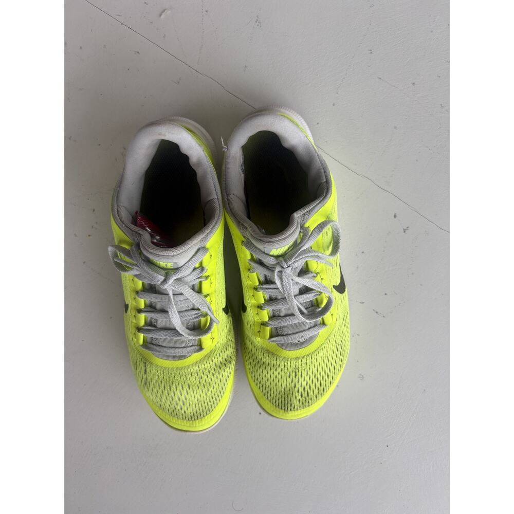 Nike Free RN Flyknit Running Shoes Womens Size 9 Volt Yellow 580392-700 Used - Picture 4 of 7